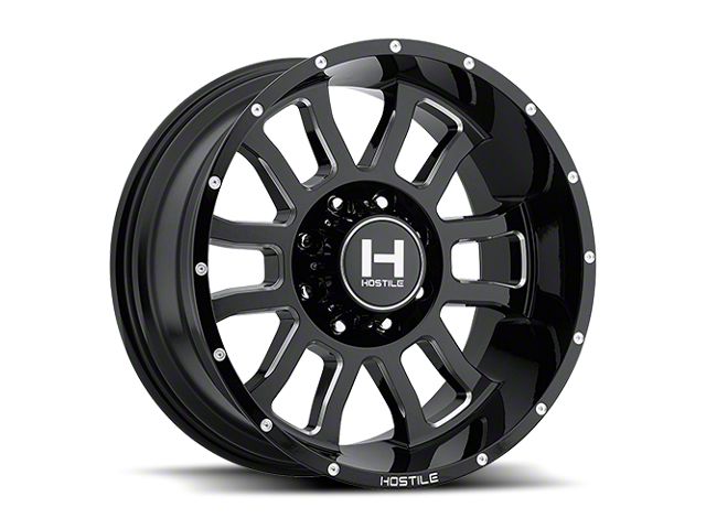 Hostile Gauntlet Blade Cut 8-Lug Wheel; 20x9; 0mm Offset (11-16 F-350 Super Duty SRW)