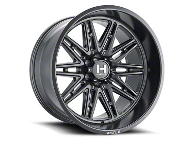 Hostile Maniac Asphalt 8-Lug Wheel; 22x10; -25mm Offset (11-16 F-350 Super Duty SRW)