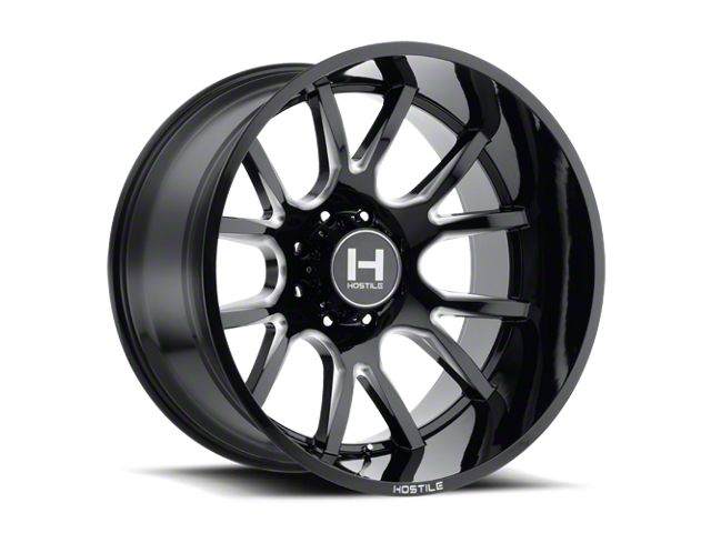 Hostile Rage Blade Cut 8-Lug Wheel; 20x9; 0mm Offset (11-16 F-350 Super Duty SRW)