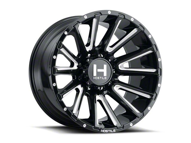 Hostile Typhoon Blade Cut 8-Lug Wheel; 20x10; -19mm Offset (11-16 F-350 Super Duty SRW)