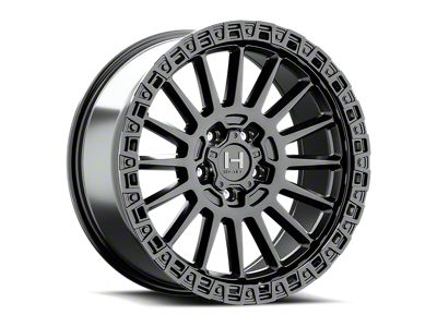 Hostile Battle Asphalt 6-Lug Wheel; 17x9; -12mm Offset (14-18 Sierra 1500)