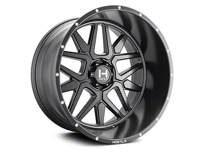 Hostile Diablo Asphalt 6-Lug Wheel; 20x9; 0mm Offset (14-18 Sierra 1500)