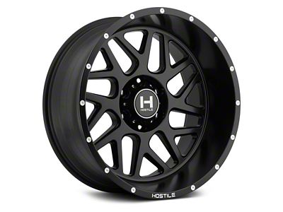 Hostile Sprocket Asphalt 6-Lug Wheel; 22x10; -25mm Offset (14-18 Sierra 1500)