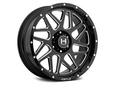 Hostile Sprocket Blade Cut 6-Lug Wheel; 22x10; -25mm Offset (14-18 Sierra 1500)