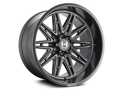 Hostile Maniac Asphalt 6-Lug Wheel; 20x9; 12mm Offset (14-18 Silverado 1500)