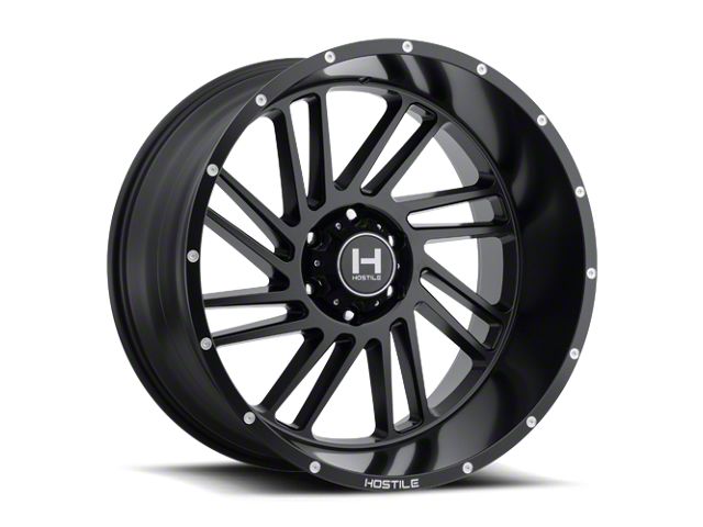 Hostile Stryker Asphalt 6-Lug Wheel; 20x10; -19mm Offset (14-18 Silverado 1500)