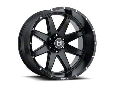 Hostile Alpha Asphalt 6-Lug Wheel; 20x10; -19mm Offset (15-20 F-150)