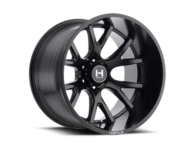 Hostile Rage Asphalt 6-Lug Wheel; 22x10; -25mm Offset (15-20 F-150)