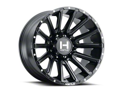 Hostile Typhoon Asphalt 6-Lug Wheel; 22x10; -25mm Offset (15-20 F-150)