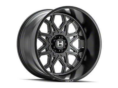 Hostile Anvil Asphalt 8-Lug Wheel; 20x9; 0mm Offset (15-19 Sierra 2500 HD)