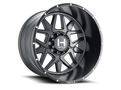 Hostile Diablo Asphalt 8-Lug Wheel; 20x10; -19mm Offset (15-19 Sierra 2500 HD)