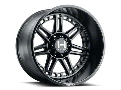 Hostile Lunatic Asphalt 8-Lug Wheel; 20x10; -19mm Offset (15-19 Sierra 2500 HD)