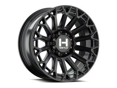 Hostile Warrior Asphalt 8-Lug Wheel; 22x12; -44mm Offset (15-19 Sierra 2500 HD)