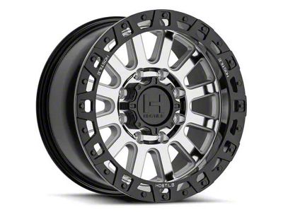 Hostile Dominator Machined 8-Lug Wheel; 18x9; 1mm Offset (15-19 Sierra 3500 HD SRW)