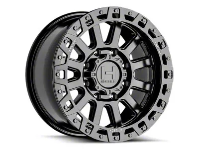 Hostile Dominator Asphalt 8-Lug Wheel; 18x9; 12mm Offset (15-19 Silverado 2500 HD)