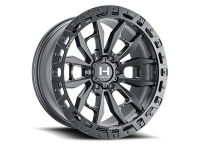 Hostile Crandon Asphalt 8-Lug Wheel; 20x9; 12mm Offset (15-19 Silverado 3500 HD SRW)