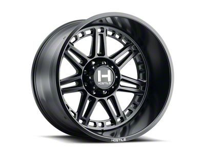 Hostile Lunatic Asphalt 8-Lug Wheel; 20x12; -44mm Offset (15-19 Silverado 3500 HD SRW)