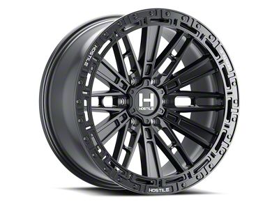 Hostile Mojave Asphalt 8-Lug Wheel; 18x9; 1mm Offset (15-19 Silverado 3500 HD SRW)