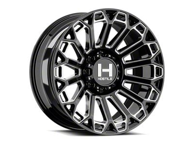 Hostile Warrior Blade Cut 8-Lug Wheel; 20x9; 12mm Offset (15-19 Silverado 3500 HD SRW)