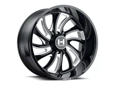 Hostile Demon Blade Cut 8-Lug Wheel; 24x14; -76mm Offset (17-22 F-250 Super Duty)