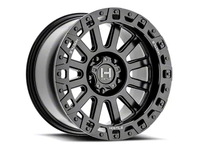 Hostile Dominator Asphalt 6-Lug Wheel; 20x9; 1mm Offset (19-23 Ranger)