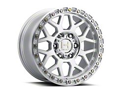 Hostile Rapture Silver Machined 6-Lug Wheel; 18x9; 0mm Offset (19-26 Silverado 1500)