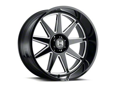 Hostile Omega Blade Cut 8-Lug Wheel; 20x10; -19mm Offset (2023 F-250 Super Duty)