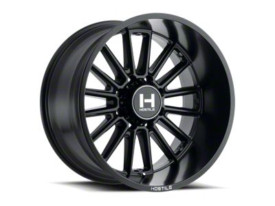 Hostile Predator Asphalt 8-Lug Wheel; 20x9; 0mm Offset (23-25 F-250 Super Duty)