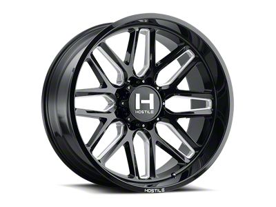 Hostile Vulcan Blade Cut 8-Lug Wheel; 20x10; -19mm Offset (23-25 F-250 Super Duty)