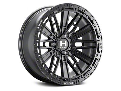 Hostile Mojave Asphalt 6-Lug Wheel; 20x9; 1mm Offset (2024 Ranger)