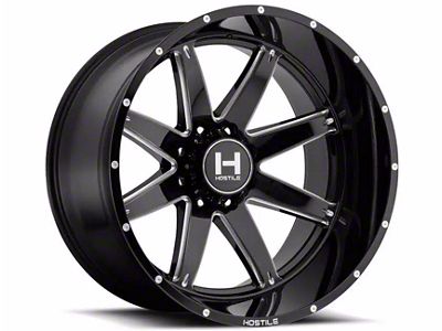 Hostile Alpha Blade Cut 5-Lug Wheel; 20x10; -19mm Offset (94-01 RAM 1500)