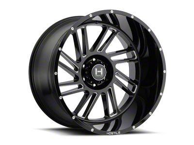 Hostile Stryker Blade Cut 8-Lug Wheel; 24x14; -76mm Offset (94-02 RAM 2500)