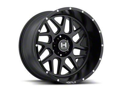 Hostile Sprocket Asphalt 8-Lug Wheel; 22x10; -25mm Offset (99-07 F-350 Super Duty SRW)