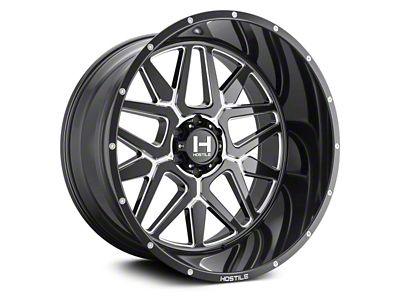 Hostile Diablo Blade Cut 6-Lug Wheel; 20x12; -44mm Offset (99-06 Silverado 1500)