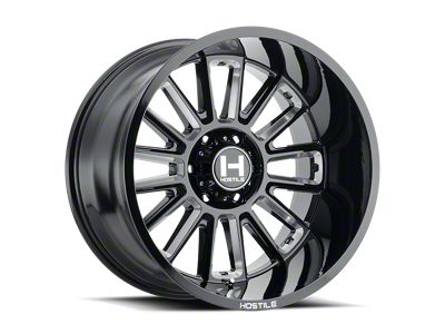 Hostile Predator Blade Cut 6-Lug Wheel; 20x9; 12mm Offset (99-06 Silverado 1500)