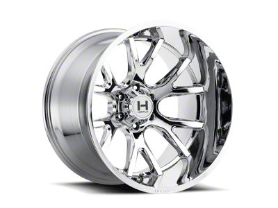 Hostile Rage Armor Plated 6-Lug Wheel; 20x9; 0mm Offset (99-06 Silverado 1500)