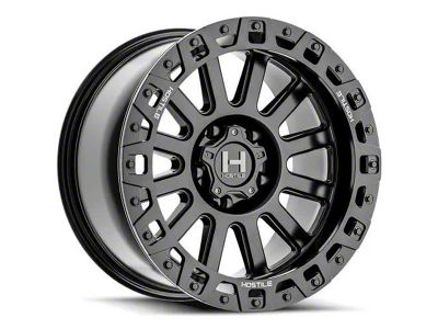Hostile Dominator Asphalt 6-Lug Wheel; 17x9; 0mm Offset (23-26 Canyon)
