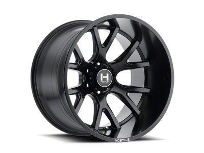 Hostile Rage Asphalt 6-Lug Wheel; 20x9; 0mm Offset (23-26 Canyon)