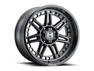 Hostile Lunatic Asphalt 5-Lug Wheel; 20x10; -19mm Offset (05-11 Dakota)