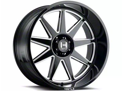 Hostile Omega Blade Cut 5-Lug Wheel; 20x10; -19mm Offset (05-11 Dakota)