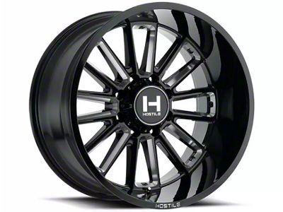 Hostile Predator Blade Cut 5-Lug Wheel; 20x12; -44mm Offset (05-11 Dakota)