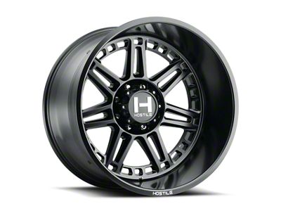 Hostile Lunatic Asphalt 6-Lug Wheel; 22x10; -25mm Offset (21-23 F-150)