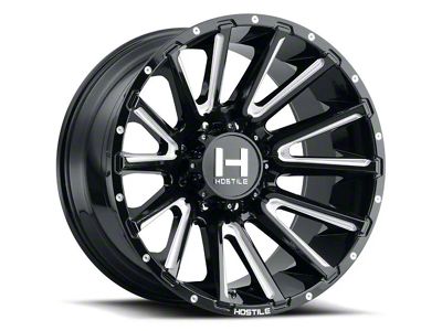 Hostile Typhoon Blade Cut 6-Lug Wheel; 20x12; -44mm Offset (21-25 F-150)