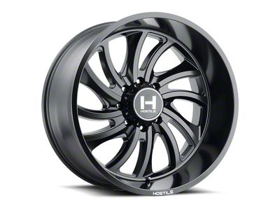 Hostile Demon Asphalt 8-Lug Wheel; 20x12; -44mm Offset (23-26 F-350 Super Duty SRW)
