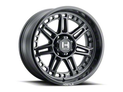 Hostile Lunatic Asphalt 8-Lug Wheel; 22x12; -44mm Offset (23-26 F-350 Super Duty SRW)