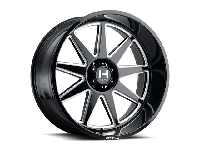 Hostile Omega Blade Cut 8-Lug Wheel; 20x10; -19mm Offset (17-22 F-350 Super Duty SRW)