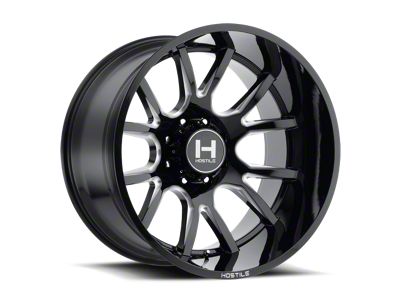 Hostile Rage Blade Cut 8-Lug Wheel; 22x10; -25mm Offset (17-22 F-350 Super Duty SRW)