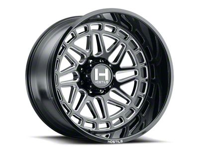 Hostile Reaper Blade Cut 8-Lug Wheel; 22x12; -44mm Offset (23-25 F-350 Super Duty SRW)