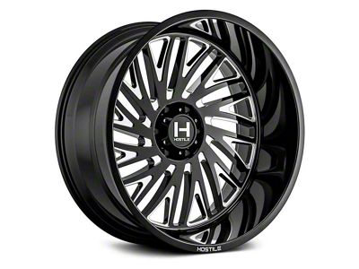 Hostile Syclone Blade Cut 8-Lug Wheel; 20x10; -19mm Offset (23-26 F-350 Super Duty SRW)