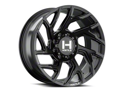 Hostile Vortex Asphalt 8-Lug Wheel; 22x10; -25mm Offset (23-25 F-350 Super Duty SRW)